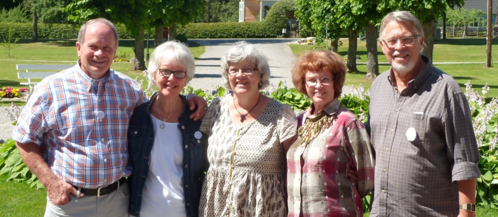 l to r: Wally & Donna Schoon, Katrin Bjuhr, and Fred & Sharon Wright