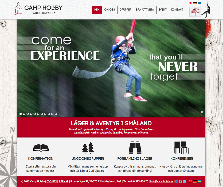 Click to visit Camp Holsby website